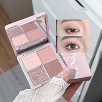 Art Value New Butterfly Contract Palette d'ombres à paupières Pearl Glitter Hot Girl Cream Face Makeup Powder Shimmer Finish pour une peau claire