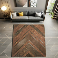 Matériau de décoration intérieure de revêtement de panneau mural en PVC 3D PS imperméable personnalisé pour appartement, hôtel, bureau au prix d'usine