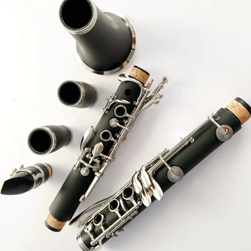 wind instrument Klarinette Bb bakelite nickel plated 17 key Bb clarinet play a musical instrument