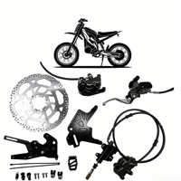 Kit de frein arrière double CNC pour moto électrique tout-terrain, système de commande double à levier manuel et pédale au pied, compatible avec Surron Talaria