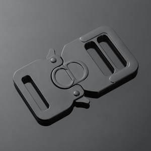 Metal Side Release Buckles Black Durable For Bags Backpack Adjustable <b>Webbing</b> Flat Buckle Hardware Accessories - Product Image 3