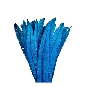 Plumas de Avestruz <span class=keywords><strong>Nando</strong></span> Recortadas de 50-55 cm (18-20 Pulgadas) a Precio de Fábrica, Buena Calidad, para Decoraciones de Carnaval, Accesorios de Disfraces - Product Image 1