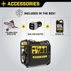 1200W to 5000W 4 Stroke Power <b>Generators</b> Duel 60Hz Frequency Home Gasoline Gasoline <b>Generator</b> - Product Image 3