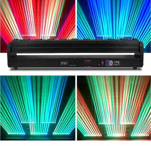 Barra de Luces Móviles LED RGBW 4 en 1 de 10x40W - Luz de Escenario Activada por Sonido y DMX512 para Fiestas, Conciertos, Eventos (Personalizable) - Product Image 6