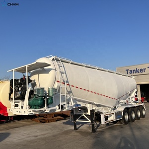 Droge Bulk Kalkpoeder Tanker <span class=keywords><strong>60</strong></span> Ton Cement Silo Tank Bulk Cement Aanhangwagen - Product Image 5
