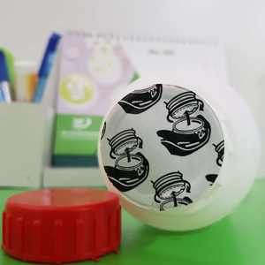 Micro-Vented Cap with Pressure-Release Vent Seal Liner Leak-Proof <b>Laboratory</b> <b>Bottles</b> - Product Image 1