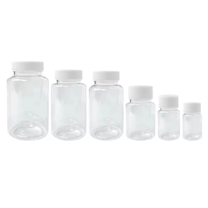 Personnalisation de haute qualité bouteille pour animaux de compagnie bouteille en plastique transparent de qualité alimentaire capsule pilule médecine conteneur de stockage avec couvercle - Product Image 6
