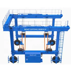 Marine Travel Lift Boat Lifting Cranes 500 Ton Mobile Boat Lift Gantry Crane