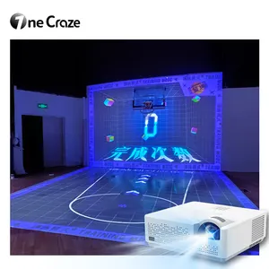 Murah buatan Cina Ar permainan basket dalam ruangan proyeksi interaktif permainan basket dalam ruangan Ar permainan basket
