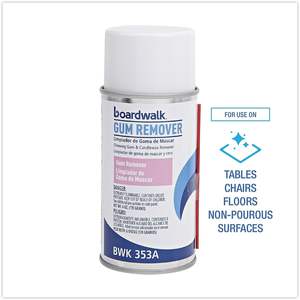 Boardwalk CP813 6 Oz. Aerosol Spray <b>Chewing</b> <b>Gum</b> and Candle Wax <b>Remover</b> 12/Carton Pack - Product Image 3