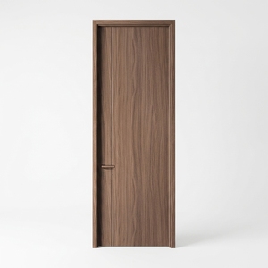 Porte intérieure <span class=keywords><strong>en</strong></span> <span class=keywords><strong>bois</strong></span> écologique de luxe pour chambre principale, anti-rayures, imperméable, panneau HDF moderne, insonorisation premium, mélamine - Product Image 5