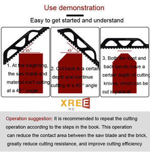 Lama per sega alternativa lama per sega lama per sega in lega taglio di blocchi aerati macchina da taglio per sega elettrica in pietra di mattoni rossi - Product Image 6