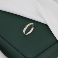 Bague torsadée en or jaune 14 carats, rehaussez votre style quotidien, bague unisexe, s'accorde parfaitement avec toutes les tenues
