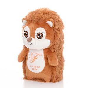 Boneka Landak Lembut Bahan Kain Berbulu Tebal Desain Khusus Warna Cokelat, Mainan Boneka Landak Isi Dakron, Boneka Landak Plush Desain Kustom - Product Image 1