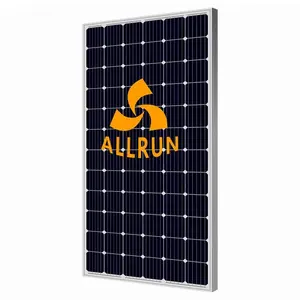 Semua Hitam Pabrik Kualitas Tinggi Atap Grount Mount 1000W 600W 550W 500W Panel Surya 450W Monocristalline 500W Panel Surya