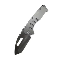 Couteau tactique pliant en acier D2 robuste lame de lavage en pierre noire survie en plein air chasse randonnée outil de Camping multifonction