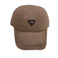 Casquettes de baseball de sport décontractées 5 panneaux printemps automne crème solaire tricotée Gorras Polyester caoutchouc Patch personnalisé Sports décontractés