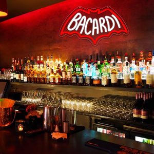 Enseigne néon LED Bacardi Rum pour centre commercial, bar à domicile, chambre – Décoration murale personnalisable multicolore avec logo, cadeau - Product Image 5