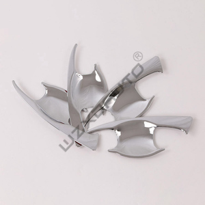 WZXD Cache-moulure décoratif de protection en plastique ABS pour poignée de porte extérieure Rocco 2016 2018 2021 - Product Image 5