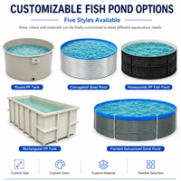 Système de bassin carré personnalisable pour l'élevage de crevettes, de tortues et de koïs – Équipement d'aquaculture et de pisciculture
