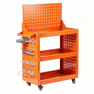 Armoire à outils industrielle en acier, 4 tiroirs, système de verrouillage à clé, roulettes, capacité de charge de 300 kg, OEM, garantie de 3 ans, garage - Product Image 5