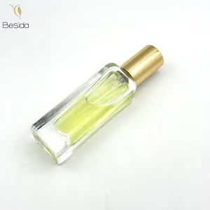 Wholesale Custom Design Luxury Empty Spray Refillable 5ml 10ml 15ml Oil Glass Perfume Bottle With Aluminum Cap