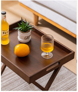 Tavolo Pieghevole Portatile da Campeggio in Legno Massello di Bambù, <span class=keywords><strong>Set</strong></span> Tavolo e Sedie da Picnic Trendy per Balcone e Giardino - Bestseller - Product Image 4