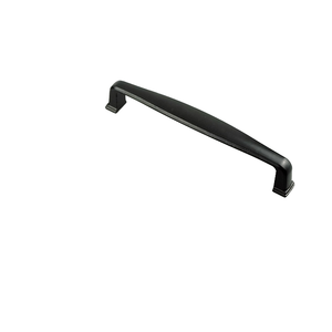 Minimally Designed 160mm Aluminum Cabinet Pulls Handles <b>Black</b> Furniture Hardware for Wardrobe & Kitchen Drawers - Product Image 4