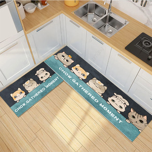 Crystal Velvet Home And Kitchen Floor Cushion Mats Long Strip For Floor Mat Carpet
