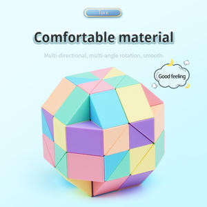 MOYU Cube de salle de classe DIY serpent pliant Puzzle Cube jouets en plastique <span class=keywords><strong>règle</strong></span> magique pour enfants jouet éducatif cadeaux - Product Image 4
