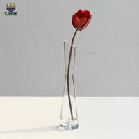Fabricant de vases hydroponiques transparents à cylindre pour décoration d'intérieur en gros vases en cristal pour arrangement floral vase en verre