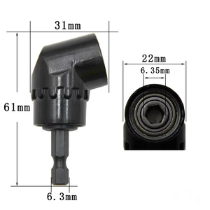7 buah adaptor Driver sudut 105 derajat, Set adaptor soket Impact 360 ° dapat diputar 1/<span class=keywords><strong>2</strong></span> "1/4" 3/8" - Product Image 3