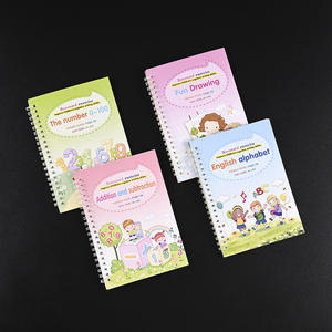 Il libro riutilizzabile a spirale su ordinazione del giornale dei bambini dell'oem mette i bambini che imparano a <span class=keywords><strong>colorare</strong></span> disegnando i libri stampati della scrittura a mano - Product Image 2