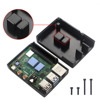 2025 logotipo personalizado de calidad superior Raspberry Pi carcasa de refrigeración pasiva de aluminio carcasa de Metal para Raspberry Pi 4 Modelo B