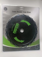 Lame de débroussailleuse pour tondeuse à gazon 20 dents Lame de débroussailleuse pour scie à chaîne de 9 pouces Lame de débroussailleuse à dents