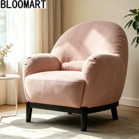 Fauteuil à bascule relaxant et inclinable de style moderne pour salon, avec dossier haut et design ergonomique