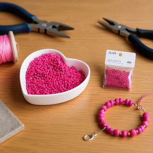 Perline Ilan Abalorios da 2 mm, 50 g, per la creazione di gioielli - Product Image 3