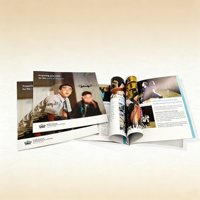 Livre d'images de propagande d'entreprise personnalisable Matériel didactique Colle Catalogue imprimé Brochure Livret en papier carton Logo