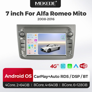 Reproductor de Navegación para Auto Navifly con Pantalla de 1024*600, 4 Núcleos, <span class=keywords><strong>Multimedia</strong></span>, 4G WIFI, Car-Play y Android Auto para <span class=keywords><strong>Alfa</strong></span> Romeo <span class=keywords><strong>Mito</strong></span> 2008-2016 - Product Image 1