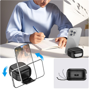 Funda para Samsung <span class=keywords><strong>Buds</strong></span> 4 con Soporte y Bloqueo, Funda Protectora de Cuero PU para Auriculares Samsung <span class=keywords><strong>Galaxy</strong></span> <span class=keywords><strong>Buds</strong></span> 4 4pro - Product Image 5
