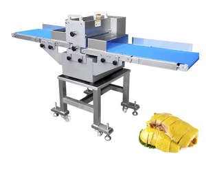 Hähnchenbrust-Fleischschneidemaschine, Förderband-Typ, für Beef Jerky, Steak, Fleischstreifen, ohne Knochen, 2mm Schnittstärke, 110V/220V/380V, 100kg Kapazität - Product Image 1