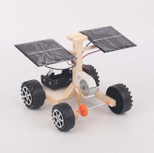 Dual Solar panel DIY Mini Solar betriebene Spielzeug auto Montage Wissenschaft Materialien Kits Fahrzeug Modell Junge Geschenk Lern roboter - Product Image 3