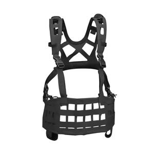 SPC Lightweight Tactical Vest Solid Color Quick Release <b>Carabiners</b> Stowaway External MOLLE Safety Product - Product Image 5