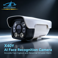 Cámara de Seguridad HFSecurity X40Y con IA, Detección Facial, Control de Asistencia, Control de Acceso, Captura Facial, Vigilancia Biométrica