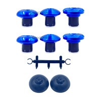 Bâtons en POM pour manettes DualSense Edge – Kit de capuchons de joysticks 6 couleurs avec emballage de protection