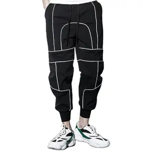 Wholesale Harem Jogger Pants Men Streetwear Reflective Track Pant Mens Sweatpants Summer Joggers Men