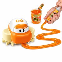 Coche de Pista de Slime Recargable Tipo-C DIY con Seguimiento Inductivo, Vagón de Inducción, Juguete Educativo Sensorial STEM para Niños, Regalo