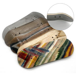 ALF.AILEFU Série Colorée Blank <span class=keywords><strong>Finger</strong></span> <span class=keywords><strong>Skate</strong></span> Boarding 30mm 32mm <span class=keywords><strong>34mm</strong></span> Planche en Érable Canadien Skateboard Ensemble Complet pour PRO - Product Image 2