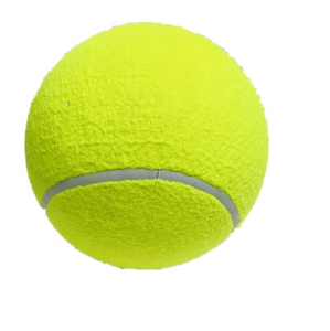 Toptan çevre dostu kauçuk 24 cm <span class=keywords><strong>Jumbo</strong></span> şişme 9.4 inç tenis topu interaktif köpek oyuncak - Product Image 2