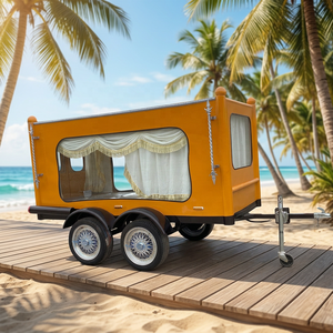 2026 Hearse Luxury Horse Carriage Funeral Trailer China Trade Funeral Truck Tow Hearse Carriage Car - Product Image 1